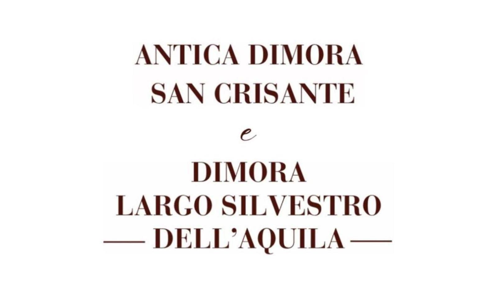 شقة Antica Dimora San Crisante - Centro Storico LʼAquila المظهر الخارجي الصورة